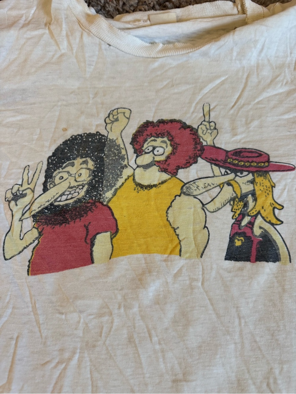 Vintage 70’s The Fabulous Furry Freak Brothers Graphic Tee - Holes